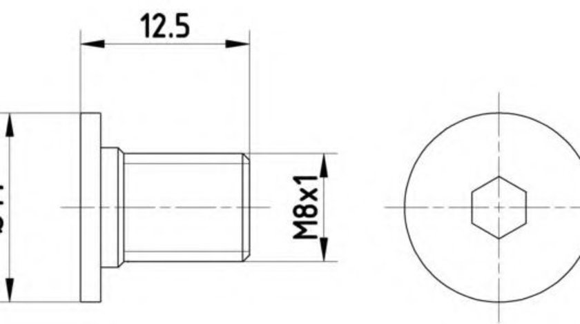 Surub, disc frana MERCEDES A-CLASS (W169) (2004 - 2012) TEXTAR TPM0002 piesa NOUA