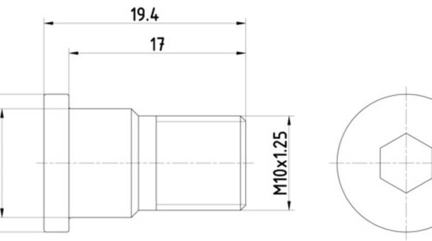 Surub, disc frana punte fata (TPM0007 TEXTAR) ALFA ROMEO,DODGE,FIAT,FIAT (GAC),JEEP,JEEP (GAC FCA),OPEL,SAAB,VAUXHALL