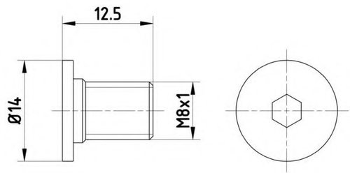 Surub, disc frana VW CRAFTER 30-50 platou / sasiu (2F) (2006 - 2016) TEXTAR TPM0002 piesa NOUA