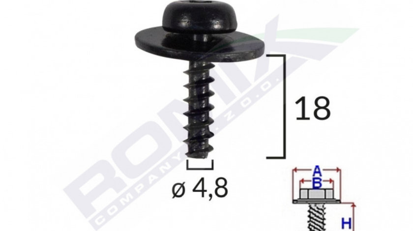 Surub Montare Pentru Capac Set 10 Buc Romix C60460-RMX