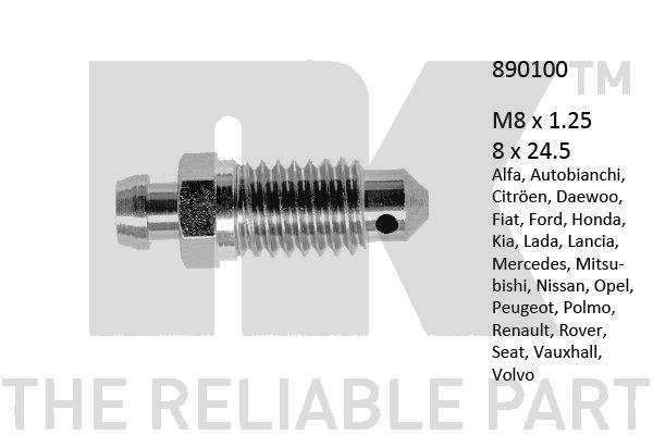Surub/supapa aerisire (890100 NK)