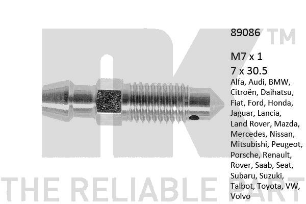 Surub/supapa aerisire (89086 NK)