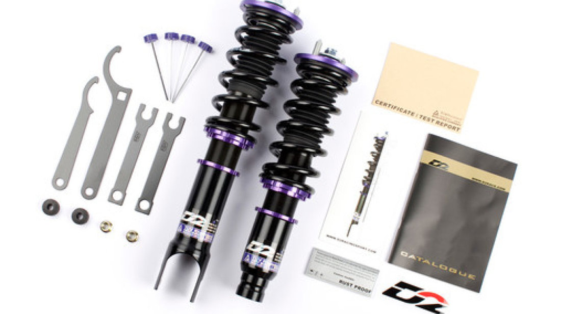 Suspensie sport reglabila pe inaltime si duritate D2 Racing Street BMW