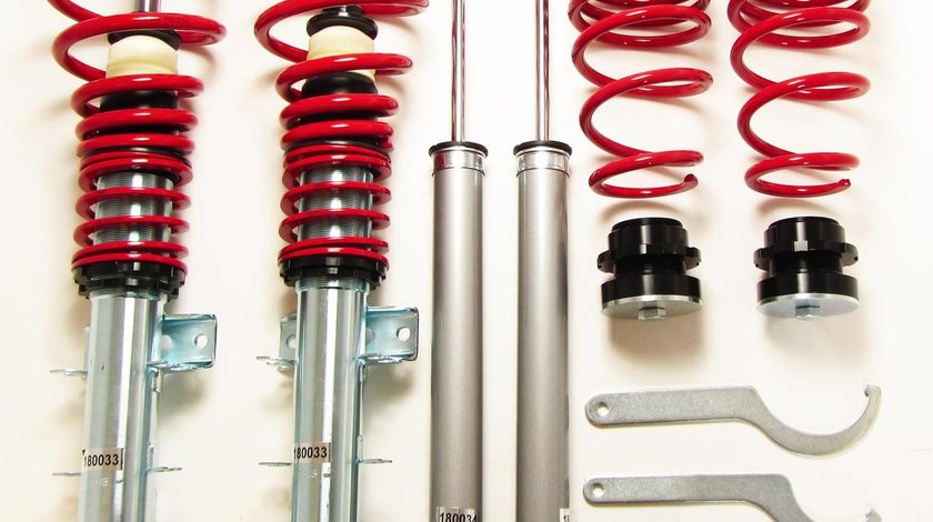 Suspensii Redline reglabile, potrivite pentru VW Polo 9N/ 9N2/ 9N3/ Fox
