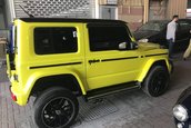 Suzuki Jimny transformat in Mercedes G-Class