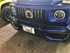 Suzuki Jimny transformat in Mercedes G-Class