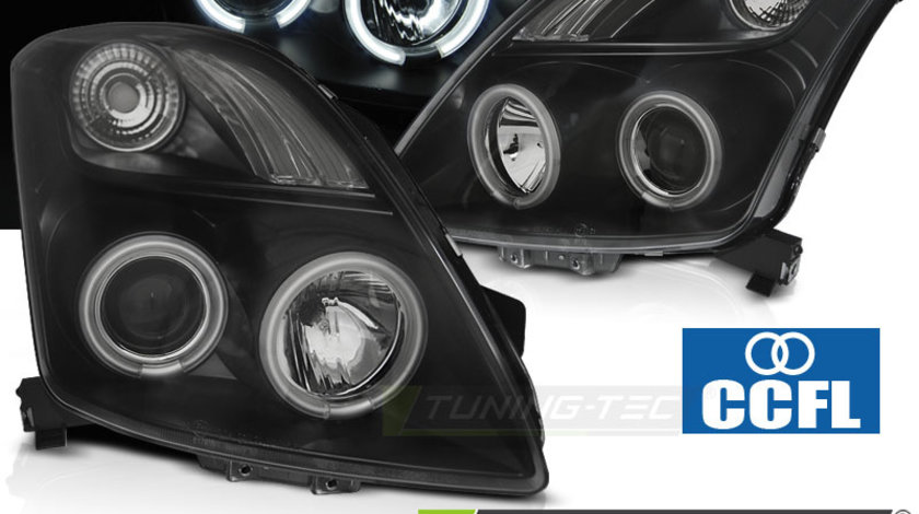 SUZUKI SWIFT 05.05-10 CCFL ANGEL EYES BLACK