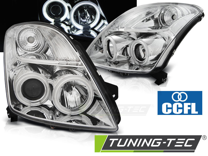 SUZUKI SWIFT 05.05-10 CCFL ANGEL EYES Crom look
