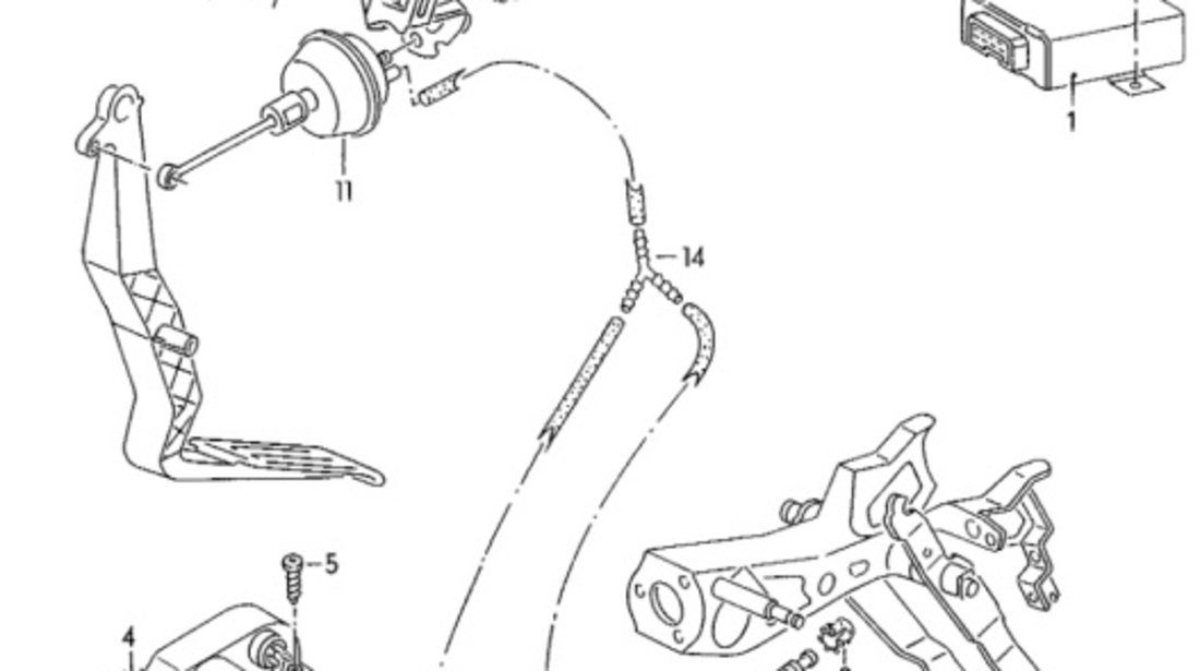Switch ambreiaj Volkswagen Passat b5.5 1.8 t 2002 OEM 811907343B