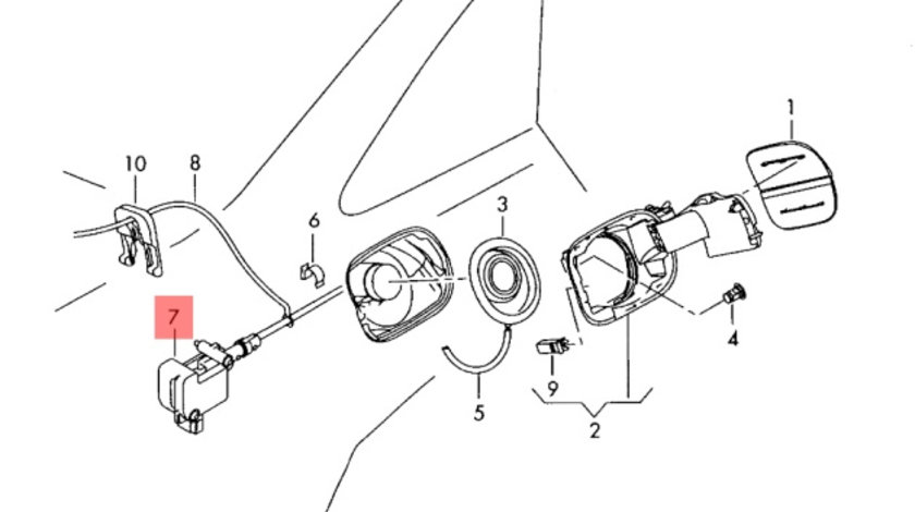 Switch capac rezervor Audi A6 4F C6 3.0 TDI BMK OEM 4F0862153