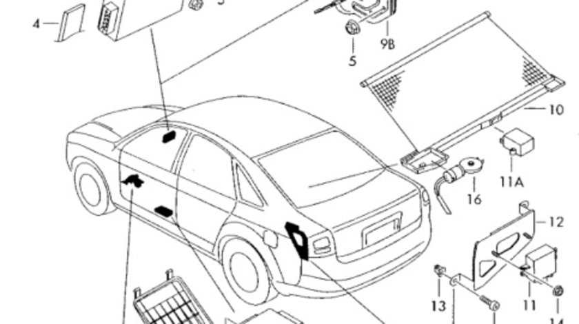 Switch frana Audi A3 8L 1.9 TDI automata OEM 8E0927189