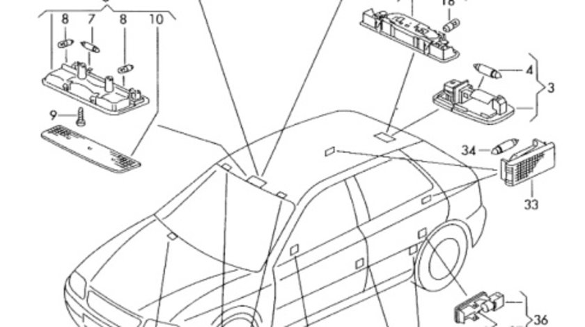 Switch maneta frana de mana Volkswagen Golf 6 (5K) Hatchback 2010 1.4 16V OEM 1J0947561C