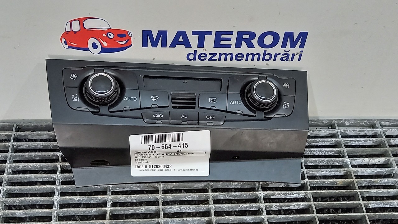 TABLOU COMANDA INCALZIRE AUDI A4 - - (2007 2011)