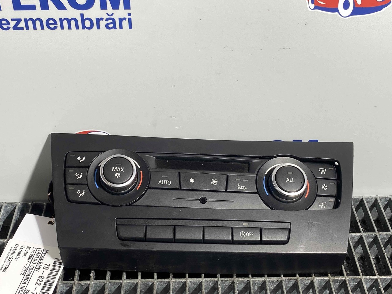 TABLOU COMANDA INCALZIRE BMW SERIA 3 E 90 - - (2007 2012)