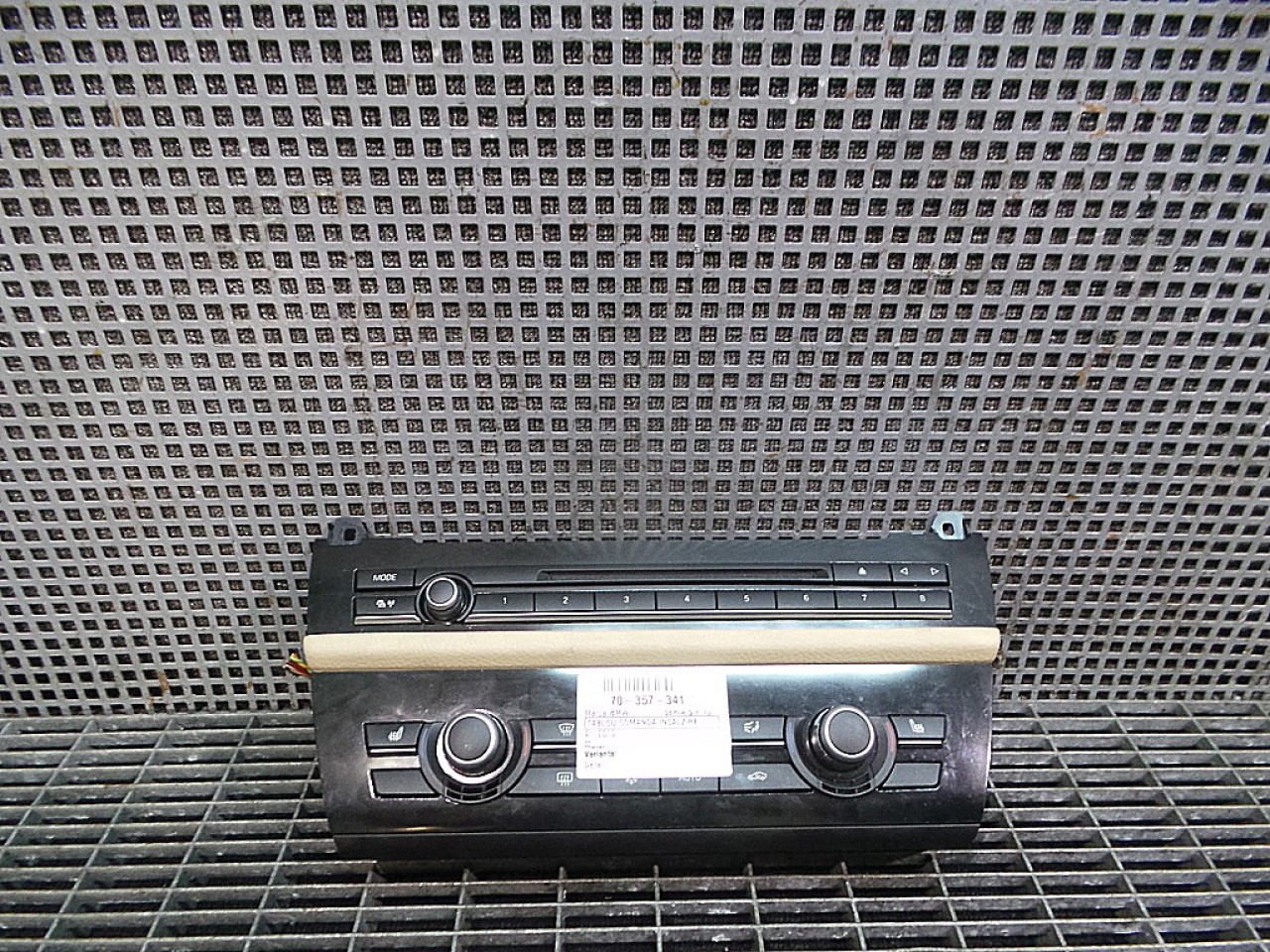 TABLOU COMANDA INCALZIRE BMW SERIA 5 F 10 SERIA 5 F 10 - - (2010 2017)