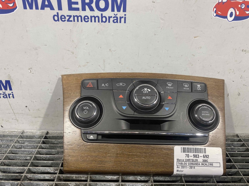 TABLOU COMANDA INCALZIRE CHRYSLER 300C - - (2011 2014)