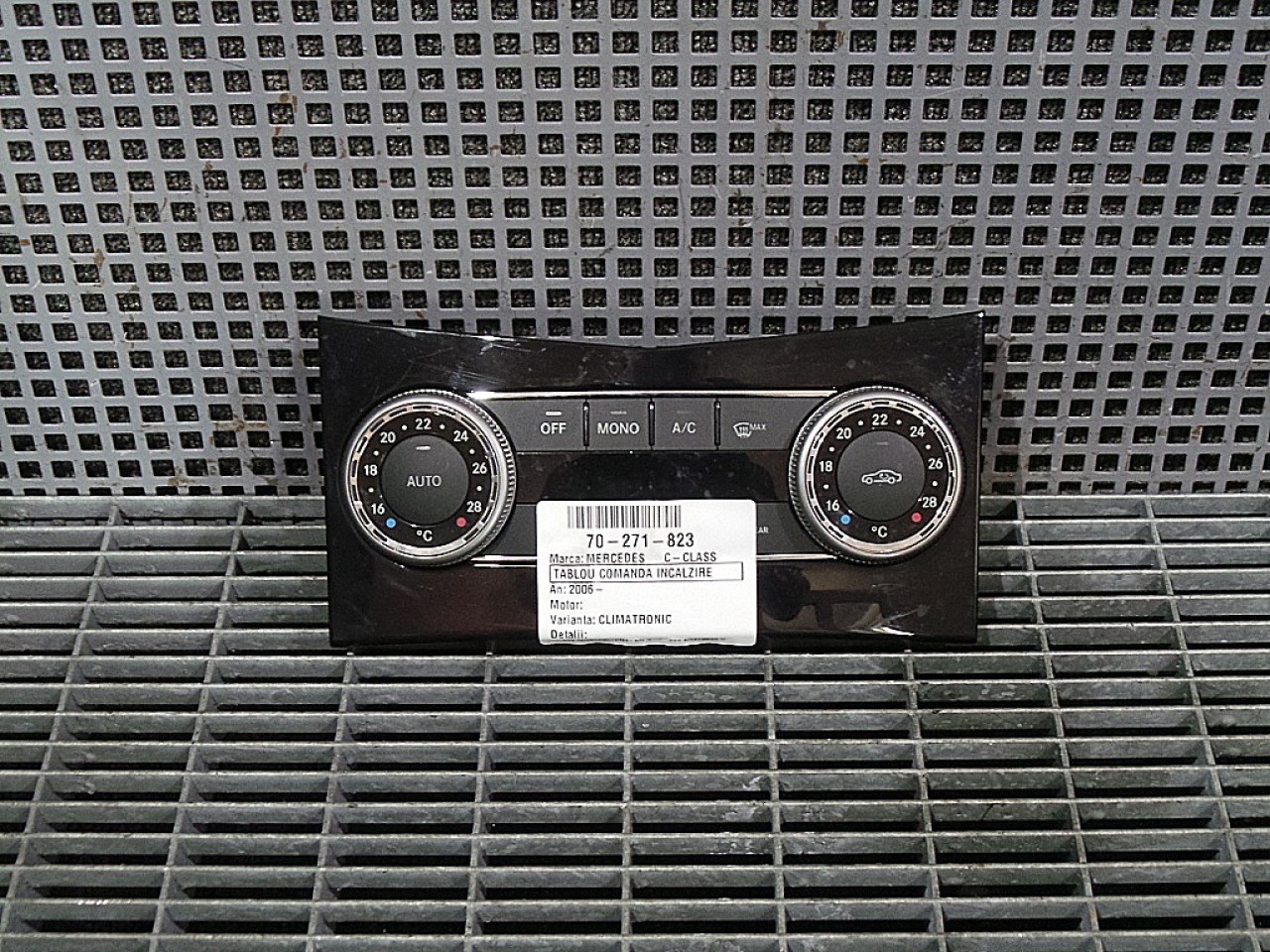 TABLOU COMANDA INCALZIRE MERCEDES C-CLASS C-CLASS - - (2007 2011)