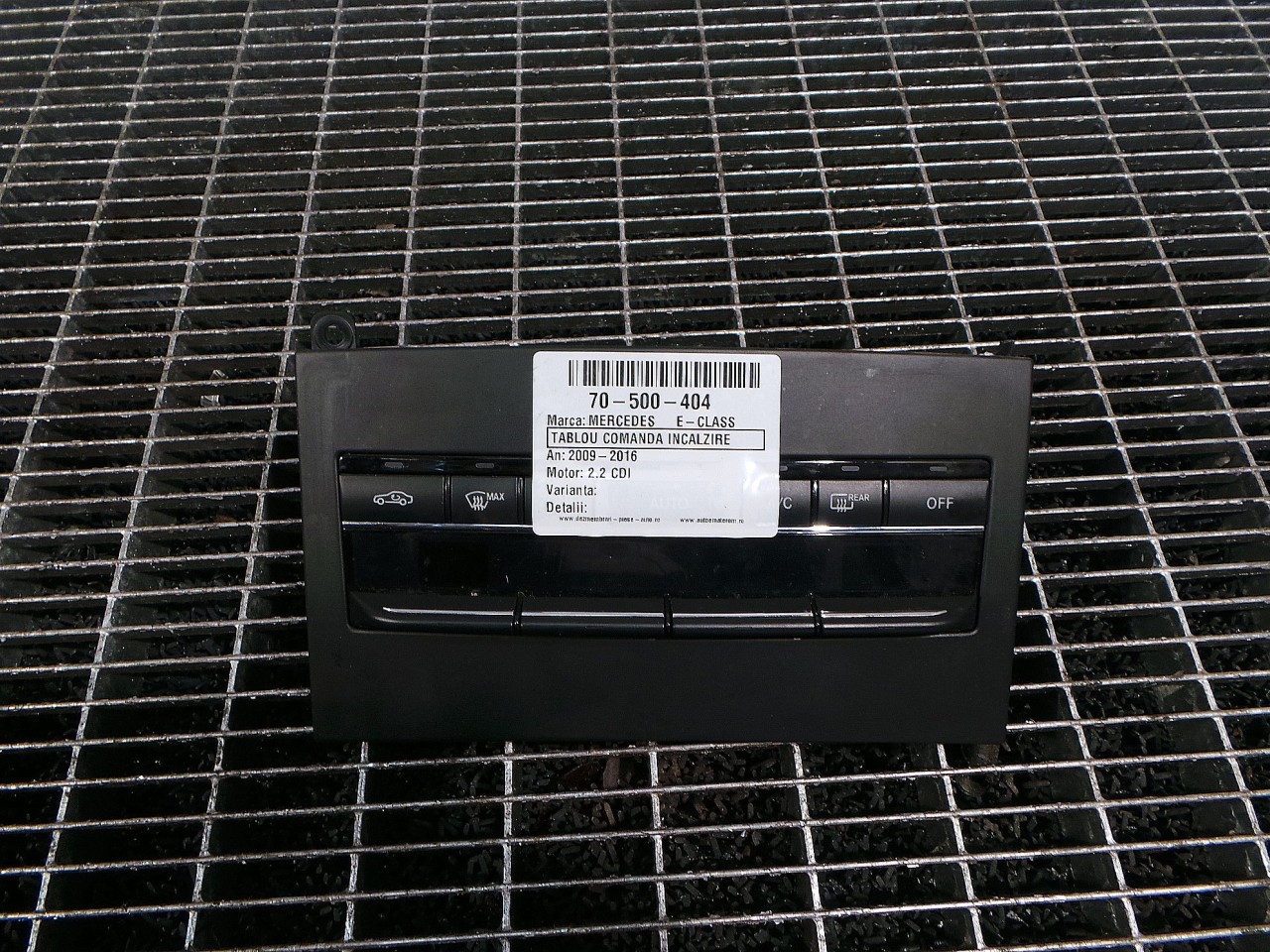 TABLOU COMANDA INCALZIRE MERCEDES E-CLAS