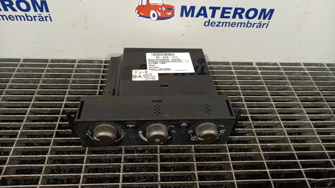TABLOU COMANDA INCALZIRE MITSUBISHI PAJERO - - (2000 2006)