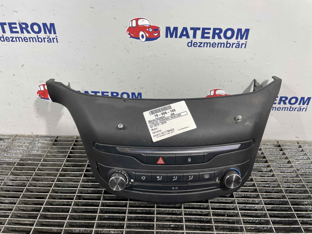TABLOU COMANDA INCALZIRE PEUGEOT 308 - - (2012 2015)