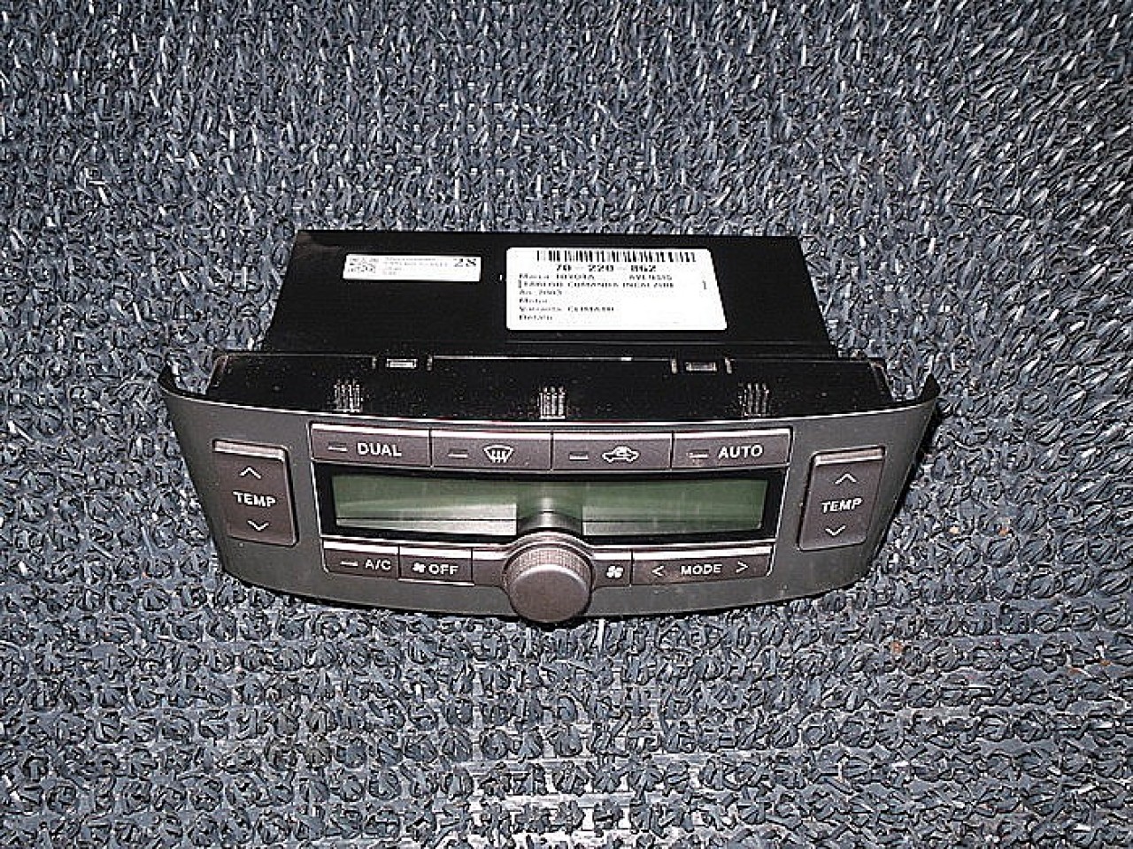 TABLOU COMANDA INCALZIRE TOYOTA AVENSIS AVENSIS - - (2003 2008)