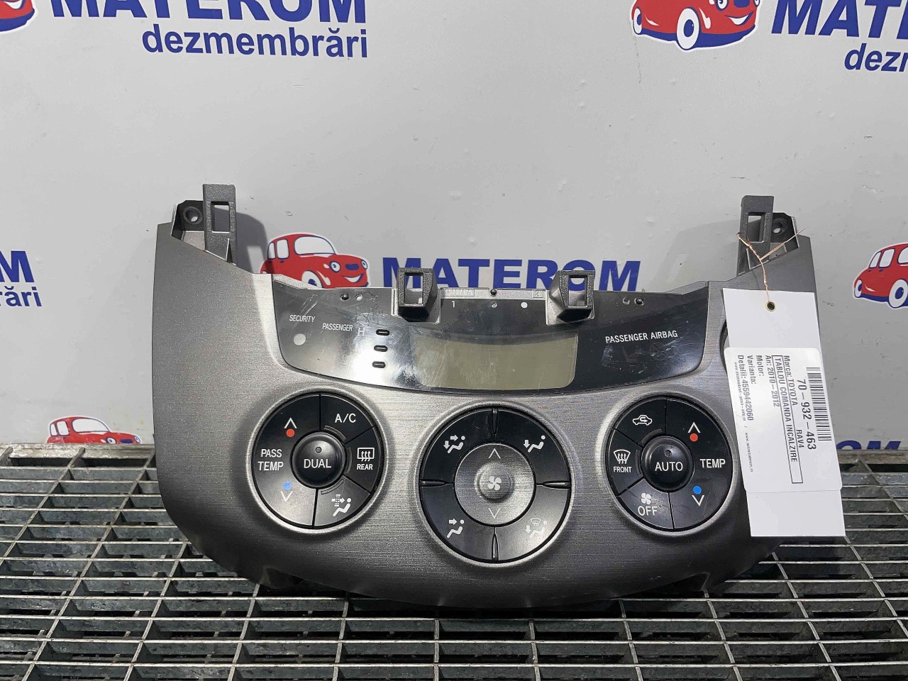 TABLOU COMANDA INCALZIRE TOYOTA RAV4 RAV4 - - (2010 2012)