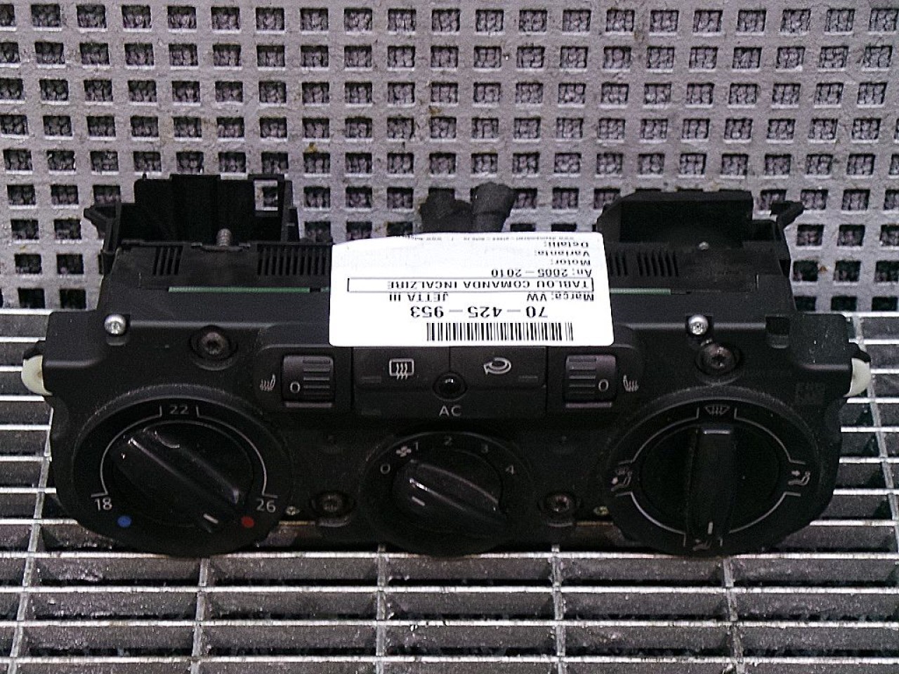 TABLOU COMANDA INCALZIRE VW JETTA III JETTA III - - (2005 2010)