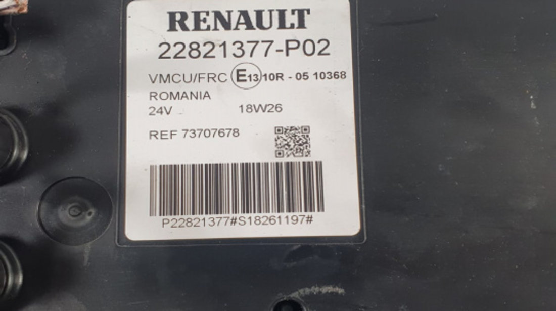 Tablou panou sigurante vmcu 22821377 s18261197 unitate electronica de control Renault T 460 generatia 1 [2013 - 2023]