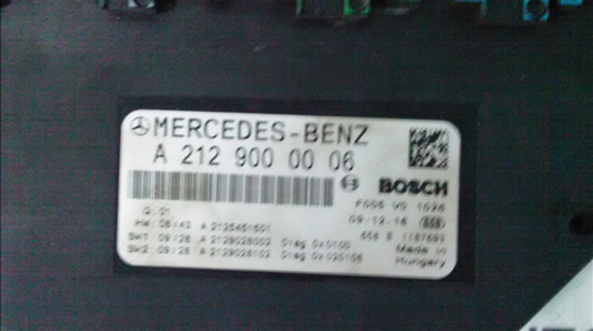 Tablou sigurante 2.2 CDI MERCEDES BENZ E CLASS (W212) 2009-2014