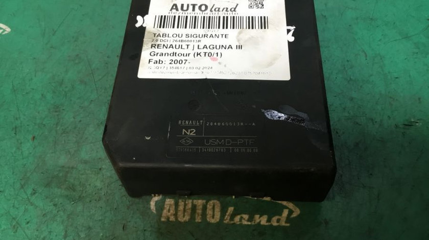 Tablou Sigurante 264b60013r 2.0 DCI Renault LAGUNA III Grandtour KT0/1 2007