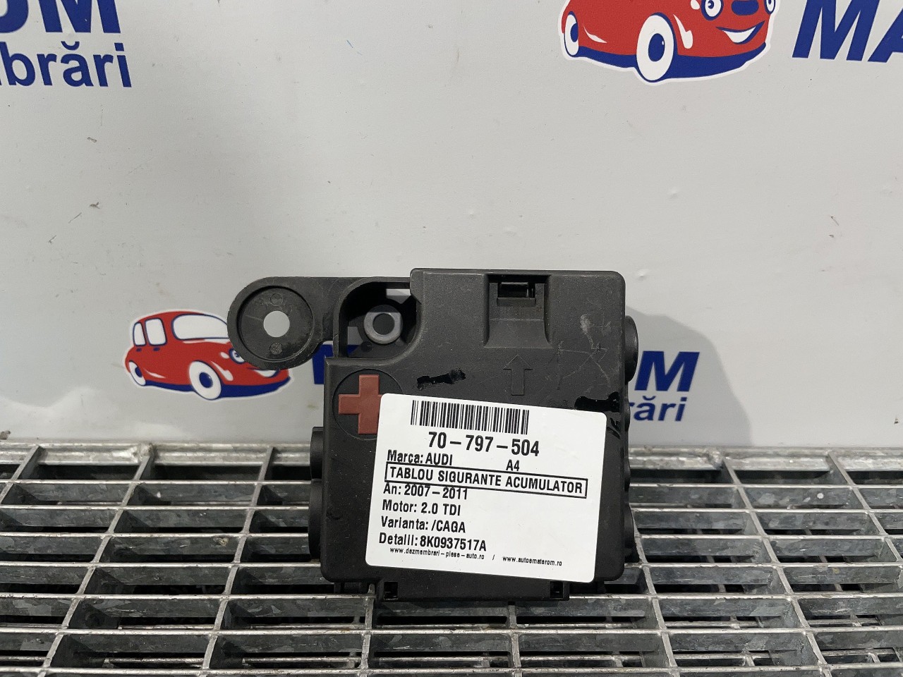TABLOU SIGURANTE ACUMULATOR AUDI A4 2.0 TDI - (2007 2011)