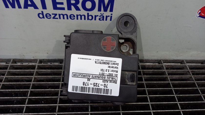 TABLOU SIGURANTE ACUMULATOR AUDI A5 A5 2.0 TDI - (2007 2011)