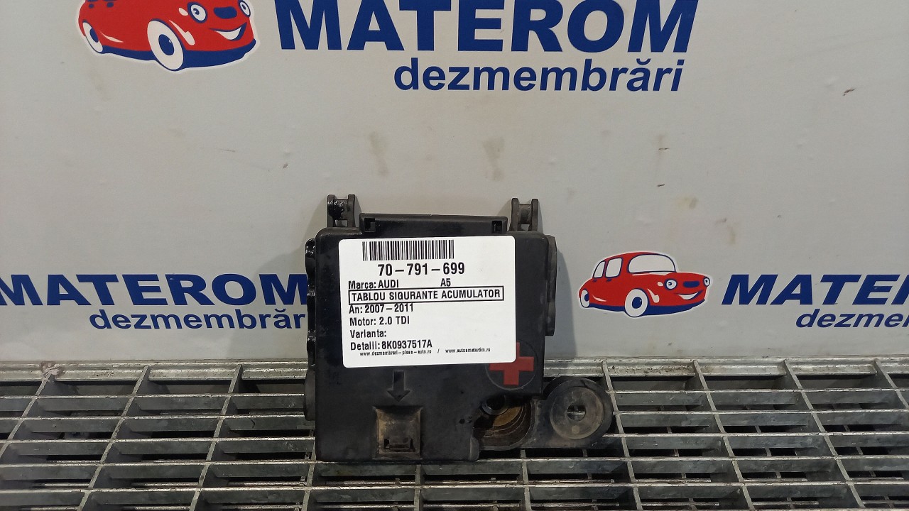 TABLOU SIGURANTE ACUMULATOR AUDI A5 A5 2.0 TDI - (2007 2011)