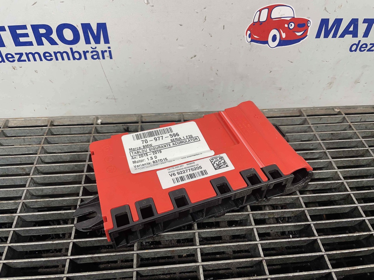 TABLOU SIGURANTE ACUMULATOR BMW SERIA 1 F20 1.5 D - (2015 2019)