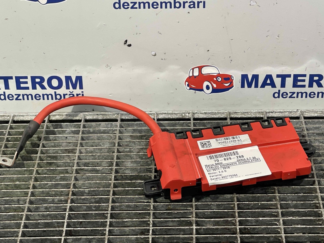 TABLOU SIGURANTE ACUMULATOR BMW SERIA 3 F 30 2.0 D - (2011 2018)