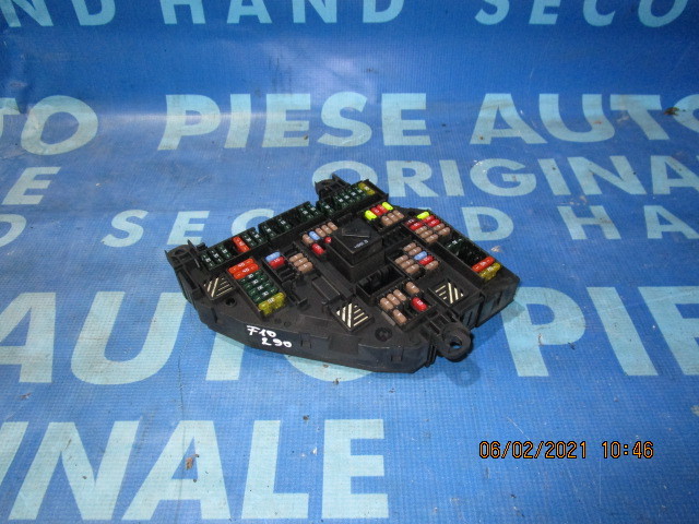 Tablou sigurante BMW F10 2010; 9210857 (spate)