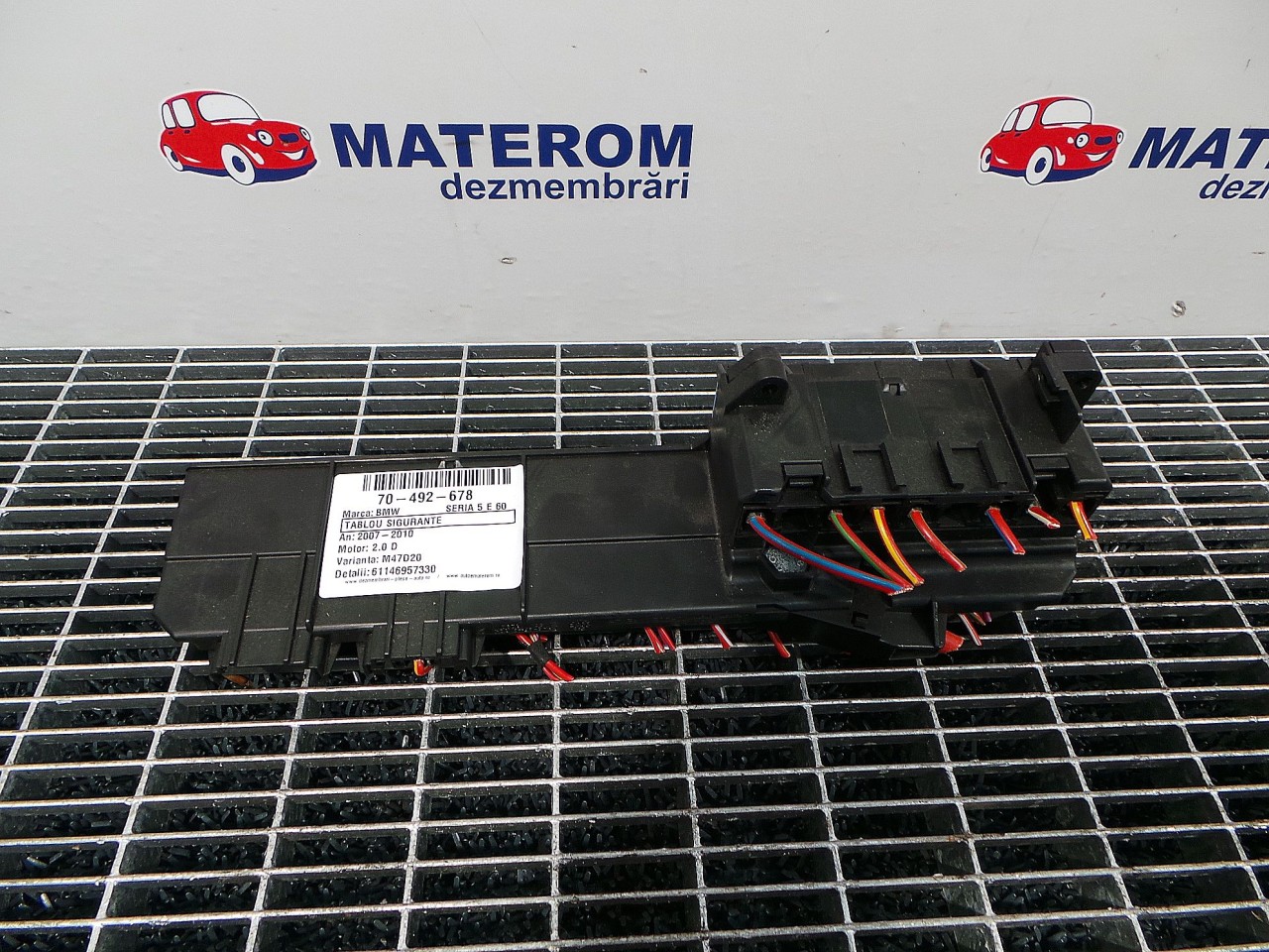 TABLOU SIGURANTE BMW SERIA 5 E 60 2.0 D - (2007 2010)