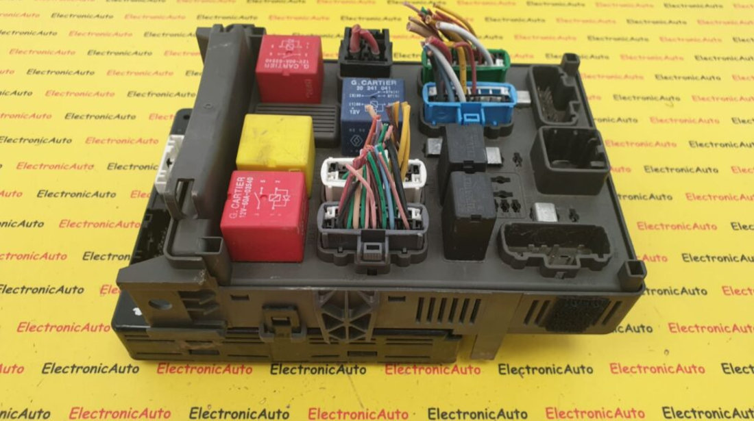 Tablou sigurante + Calculator Confort Renault Laguna, 8200190293, 8200148809A, 8200004201E, 518095419