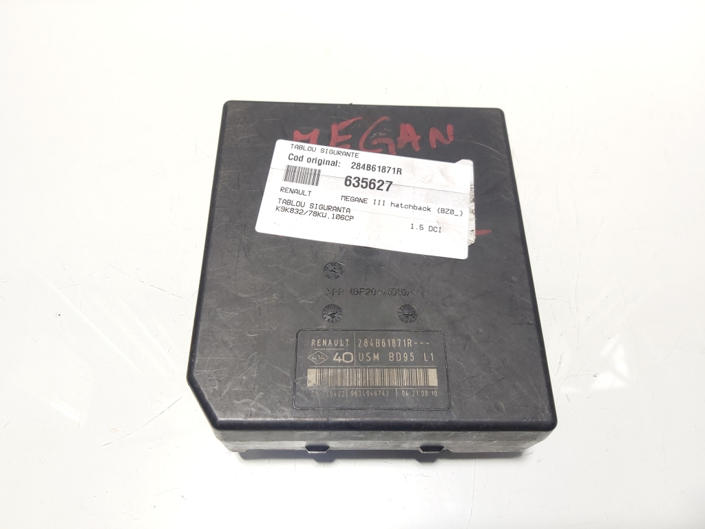 Tablou sigurante, cod 284B61871R, Renault Megane 3 (id:635627)
