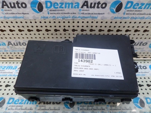 Tablou sigurante Ford Focus 2, 1.6 tdci, G8DB, G8DA, 3M5T-14A067-BC