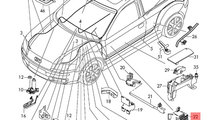 Tablou sigurante interior Vw Golf 5 combiTDI 2007 ...