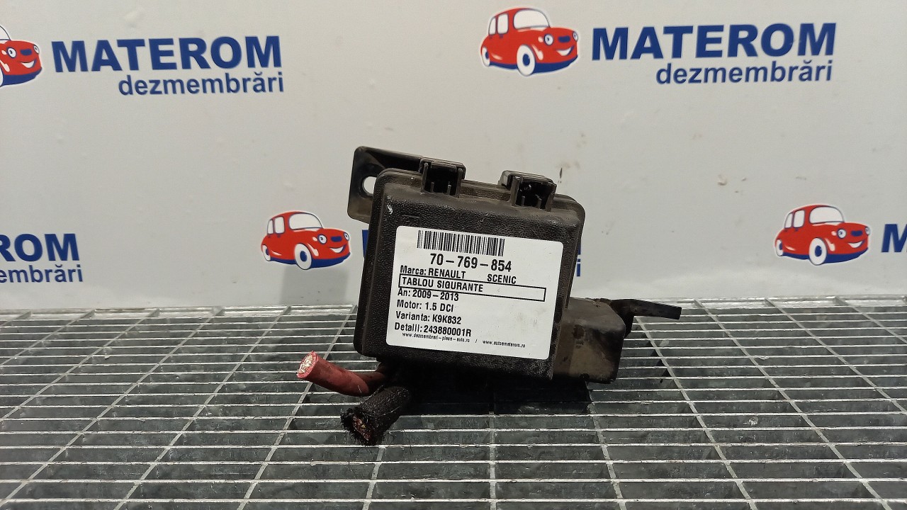 TABLOU SIGURANTE RENAULT SCENIC SCENIC 1.5 DCI - (2009 2013)