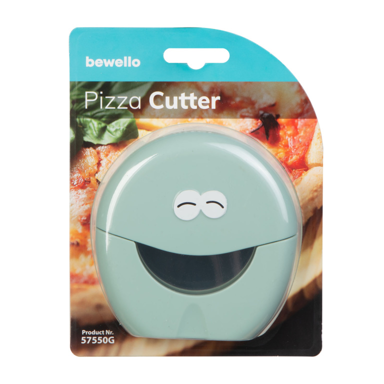 Taietor pizza - otel inoxidabil, plastic - 10,2 x 10,2 x 2 cm 57550G