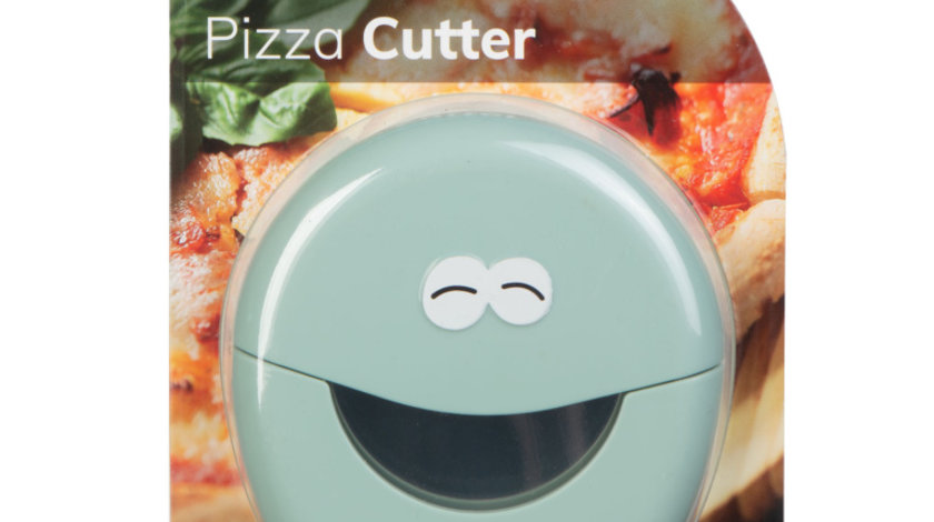 Taietor pizza - otel inoxidabil, plastic - 10,2 x 10,2 x 2 cm 57550G
