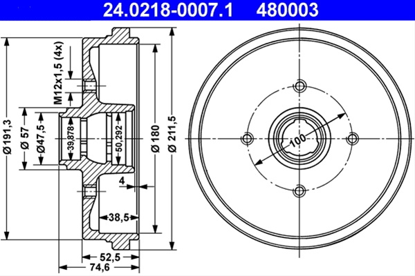 Tambur Frana Ate Vag 24.0218-0007.1