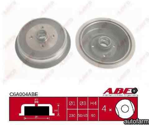Tambur frana AUDI 80 Avant 8C B4 ABE C6A