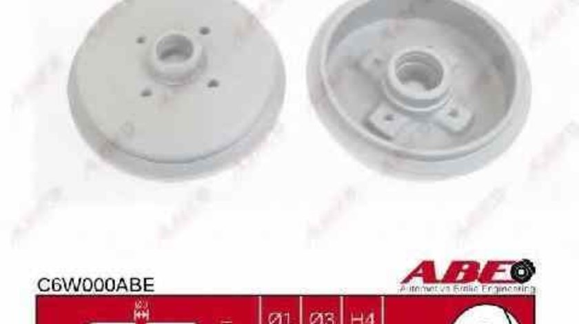 Tambur frana AUDI 90 81 85 B2 ABE C6W000ABE