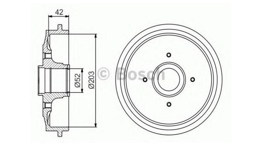 Tambur frana Citroen C-ELYSEE 2012-2016 #2 0986477201