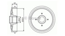 Tambur frana Citroen C2 ENTERPRISE 2009-2016 #2 09...