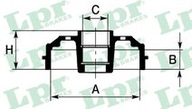 Tambur frana CITROEN C2 (JM) (2003 - 2016) LPR 7D0...